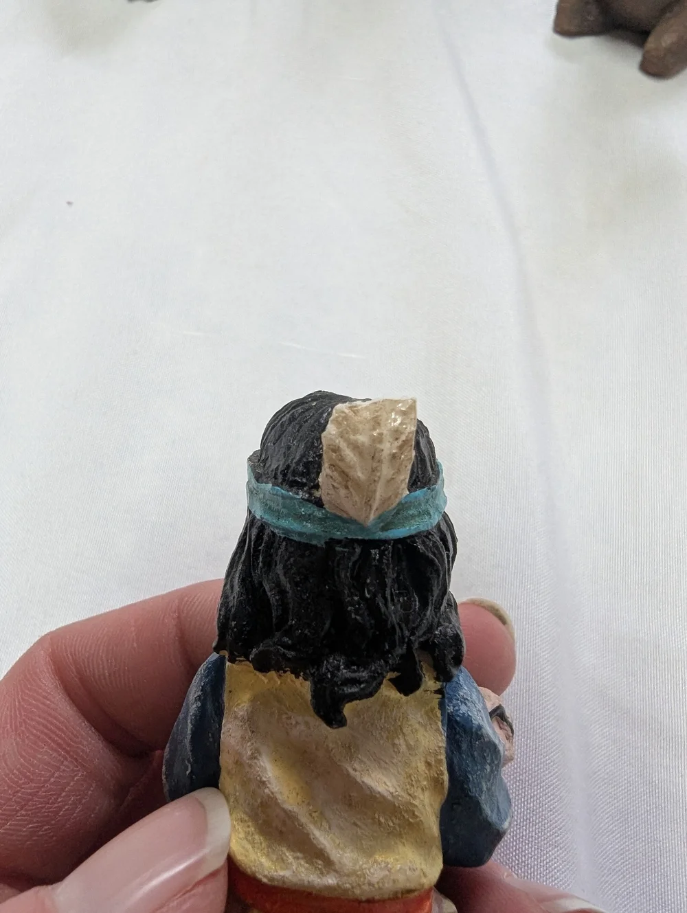 2003 WMG Vintage Native American Resin Christmas Nativity Set 12 Peices SEE